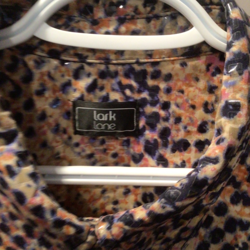 Patterned patent jacket, size 18 - Picture 3 of 5
